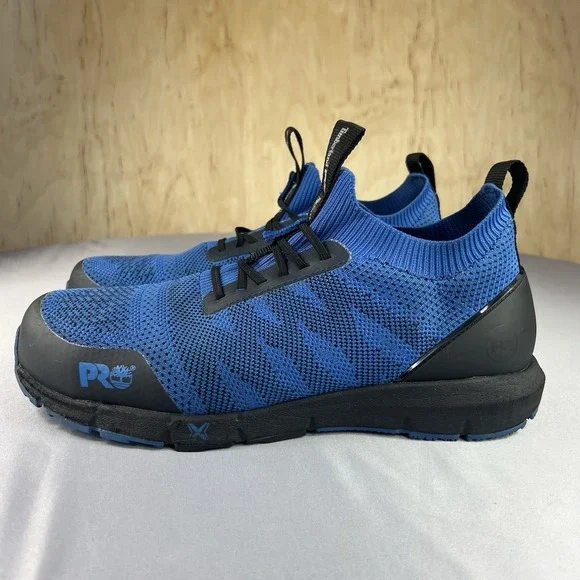 Timberland PRO Radius Men's 10 Slip-On Safety Toe Knit Work Shoes Composite Toe - Picture 7 of 16